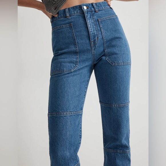 Madewell The '90s Straight Utility Women's High Rise Jeans  |   Size:  26 - Picture 2 of 16